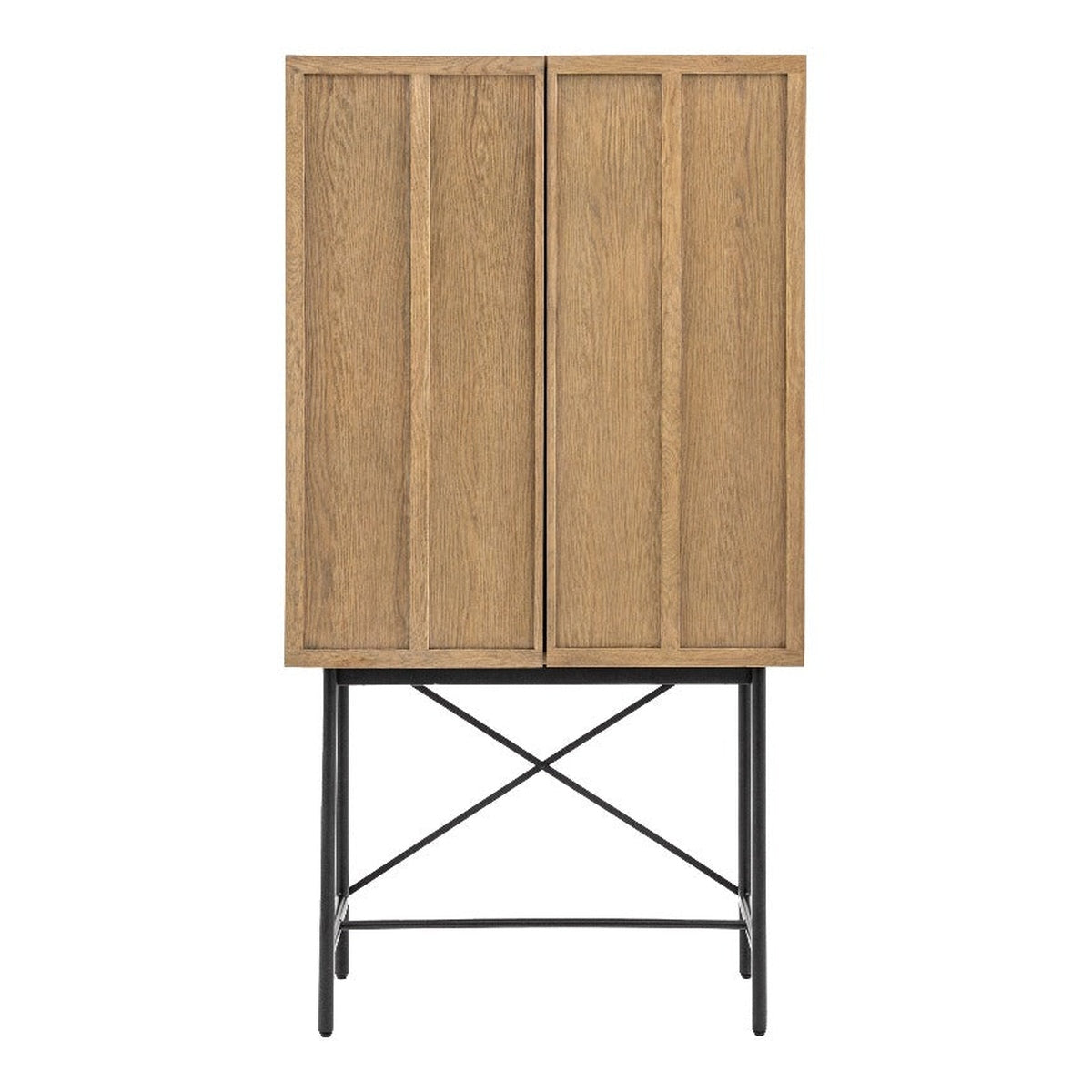 Gallery Interiors Panelled 2 Door Cocktail Cabinet