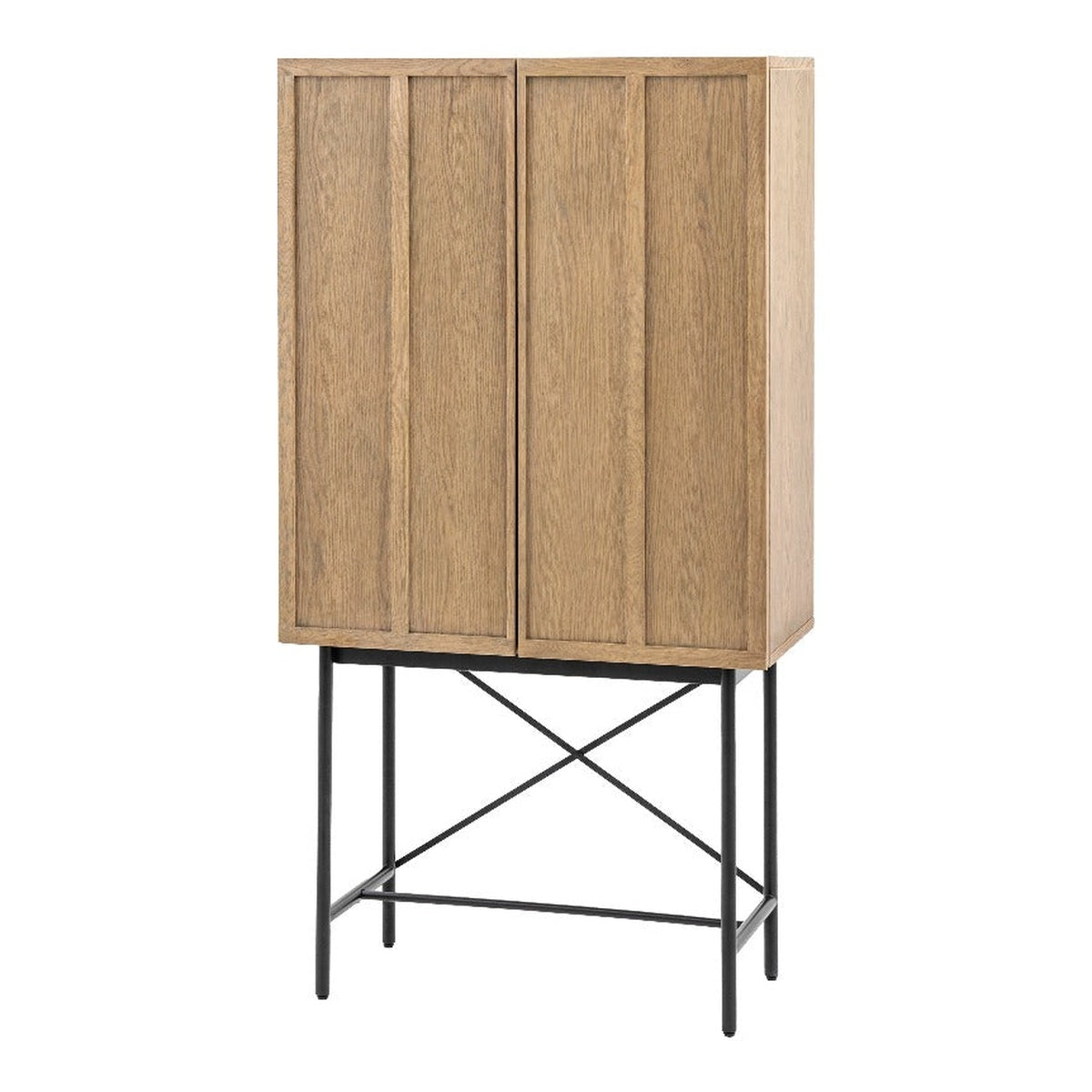 Gallery Interiors Panelled 2 Door Cocktail Cabinet