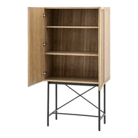 Gallery Interiors Panelled 2 Door Cocktail Cabinet