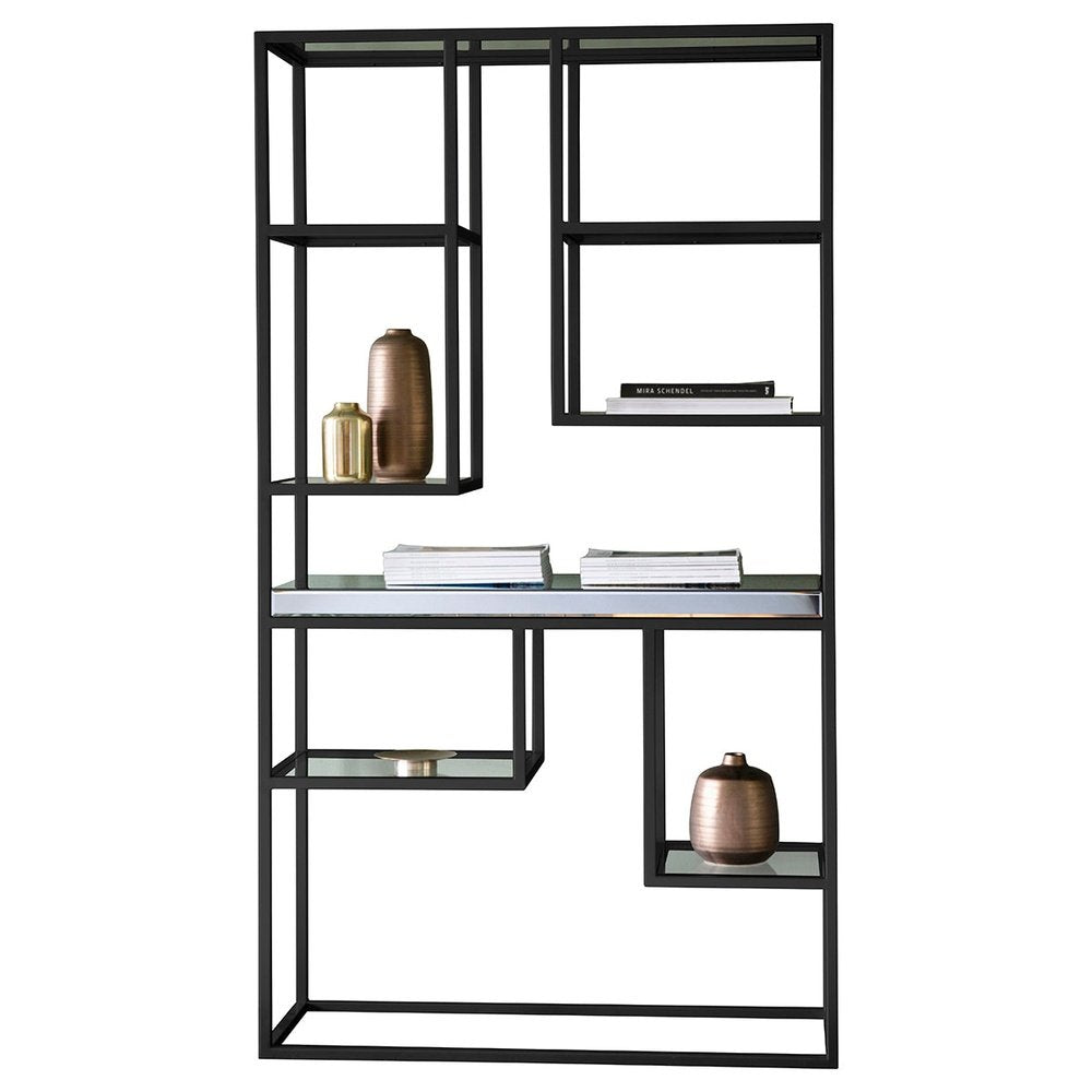 Gallery Interiors Pippard Open Display Unit in Black