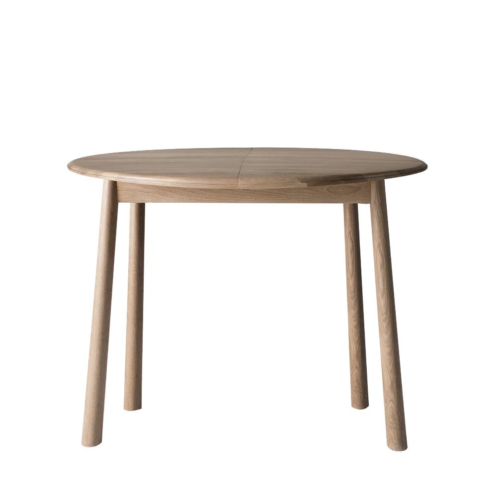 Wycombe 4-6 Seater Extending Round Dining Table GalleryDirect 1