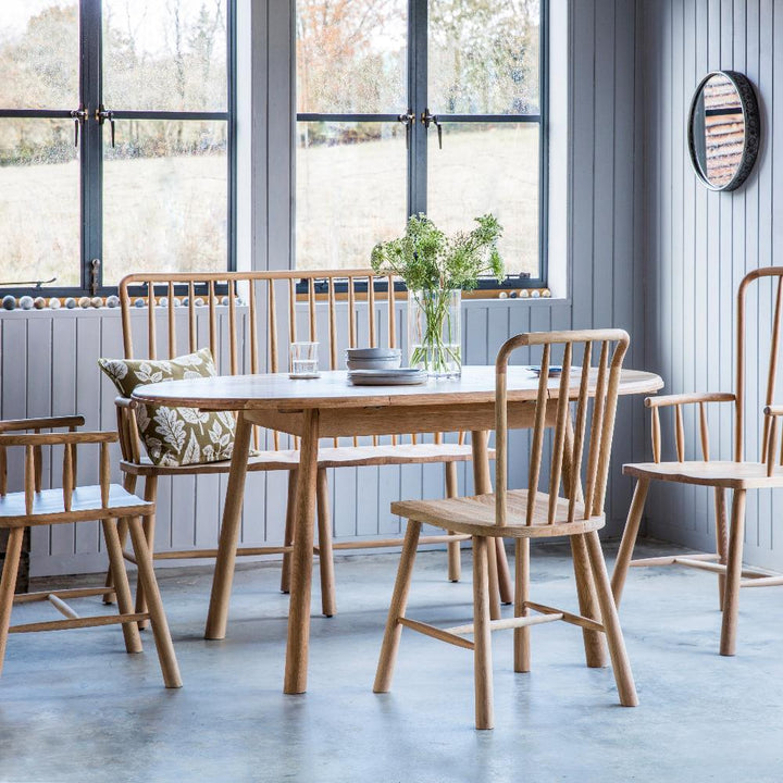 Wycombe 4-6 Seater Extending Round Dining Table GalleryDirect 4