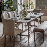 Gallery Interiors Abingdon Extendable Dining Table