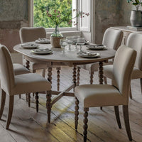 Gallery Interiors Abingdon Round Extendable Dining Table