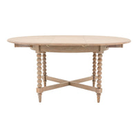 Gallery Interiors Abingdon Round Extendable Dining Table