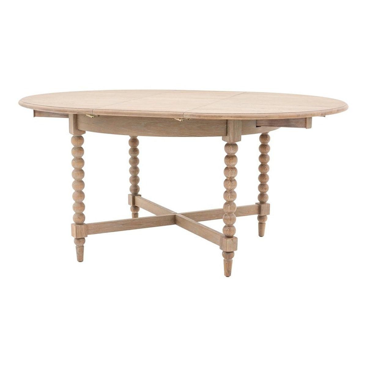 Gallery Interiors Abingdon Round Extendable Dining Table