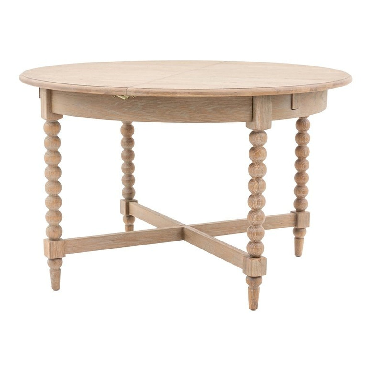 Gallery Interiors Abingdon Round Extendable Dining Table