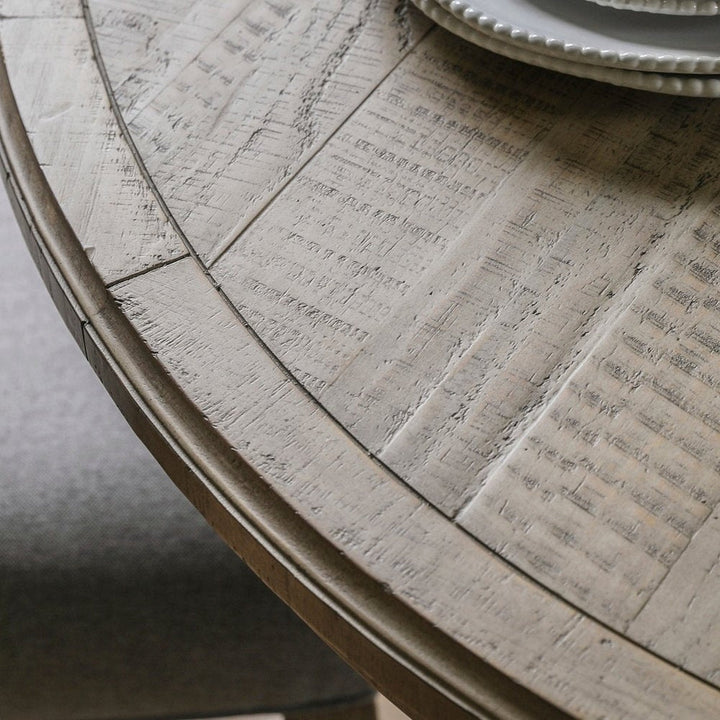 Newbury Round Extendable Dining Table GalleryDirect 5