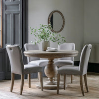 Gallery Interiors Newbury Rnd Extendable Dining Table