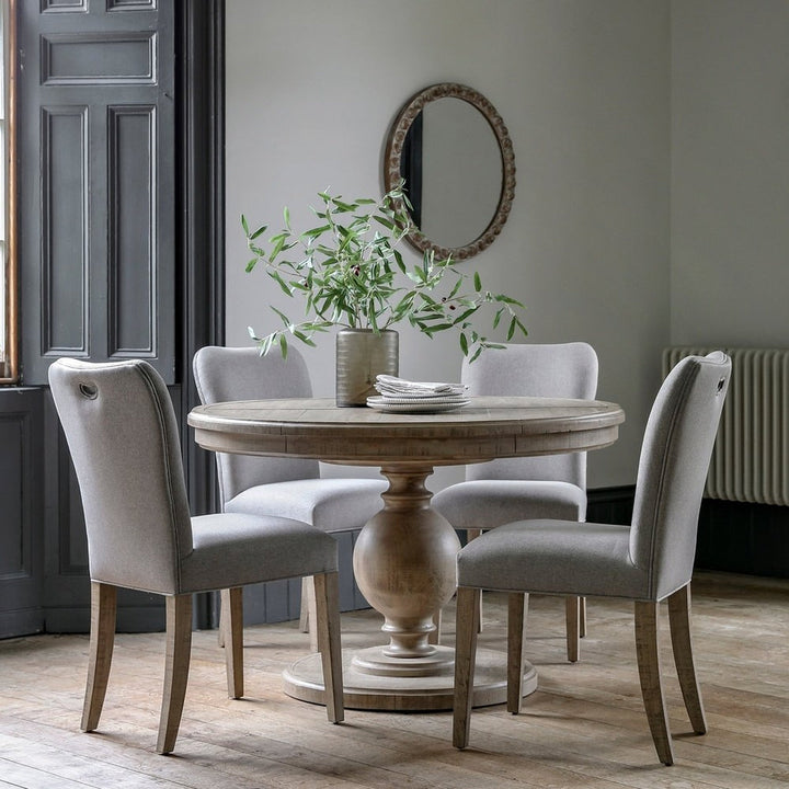 Newbury Round Extendable Dining Table GalleryDirect 2