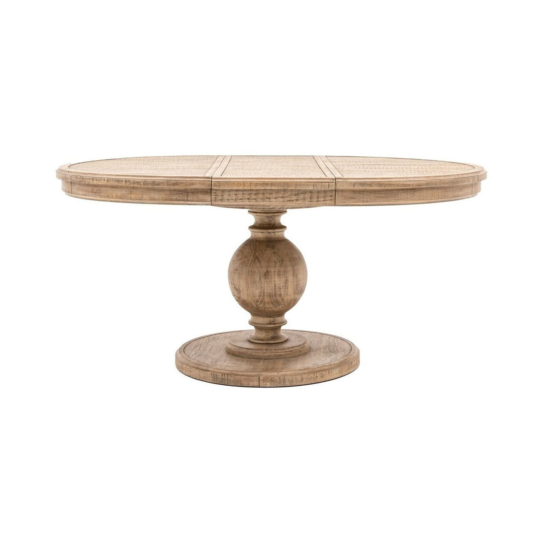 Newbury Round Extendable Dining Table GalleryDirect 1
