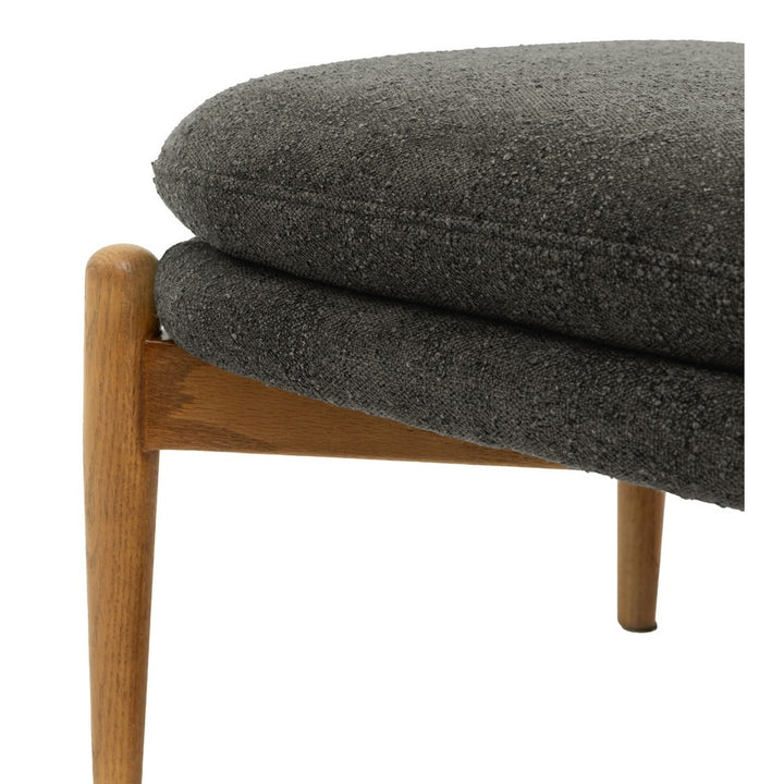 Datsun Footstool - Charcoal Boucle GalleryDirect 6