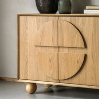 Gallery Interiors Gavo 4 Door Sideboard