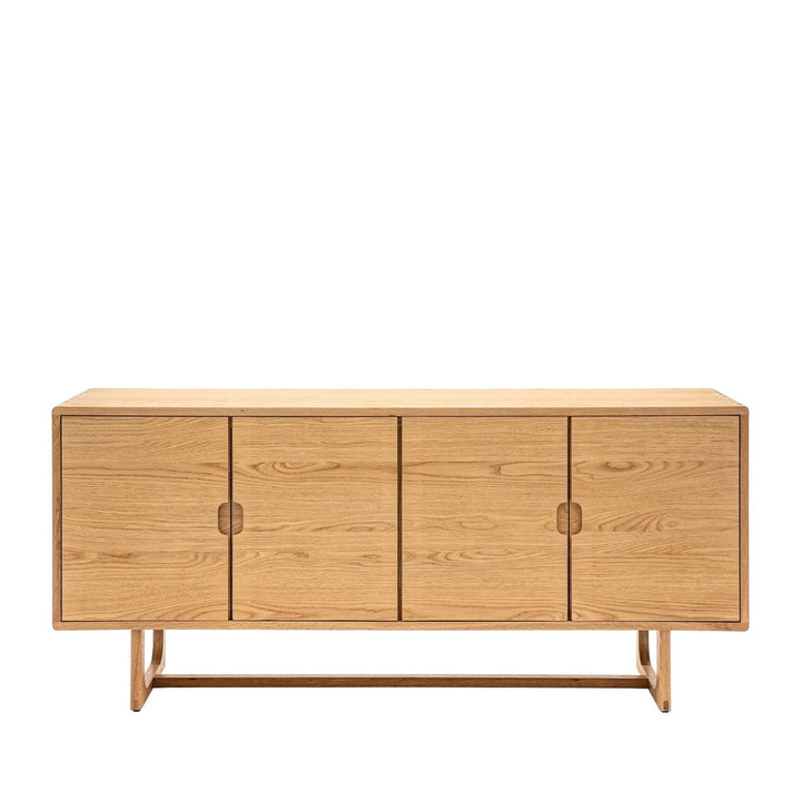 Croft 4 Door Sideboard - Natural GalleryDirect 1
