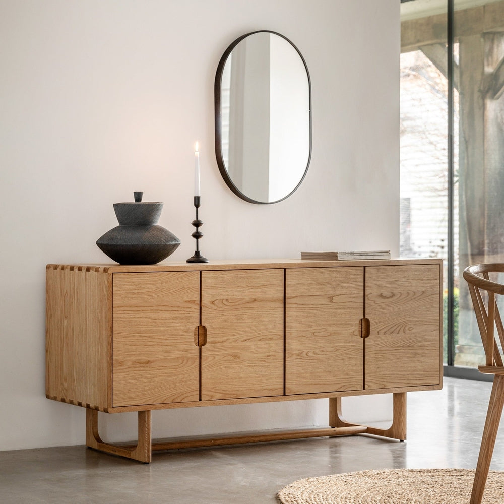 Croft 4 Door Sideboard - Natural GalleryDirect 2