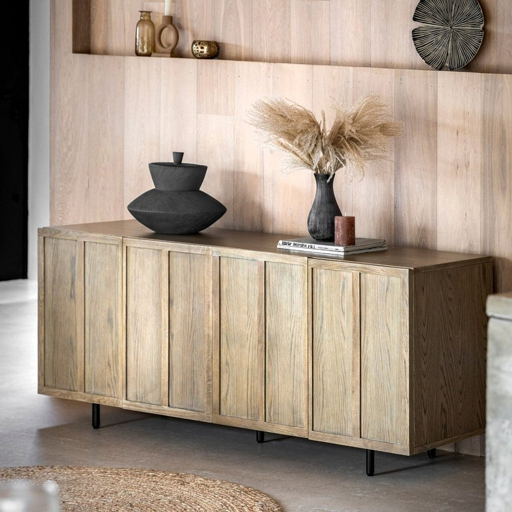 Panelled 4 Door Sideboard GalleryDirect 2