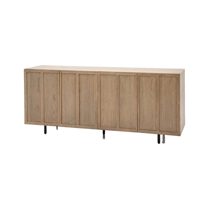 Panelled 4 Door Sideboard GalleryDirect 4