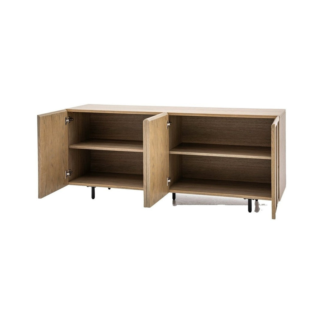 Panelled 4 Door Sideboard GalleryDirect 5