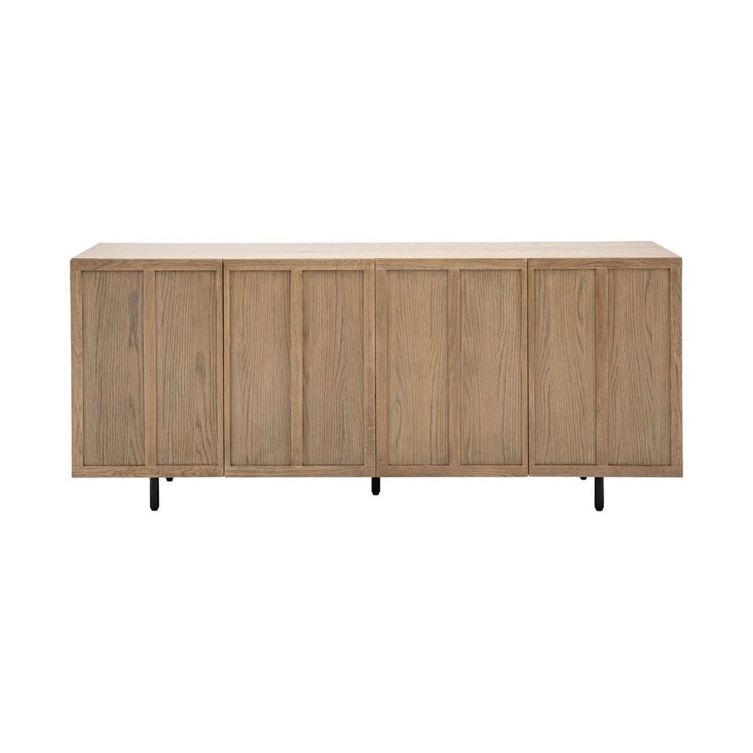 Panelled 4 Door Sideboard GalleryDirect 1