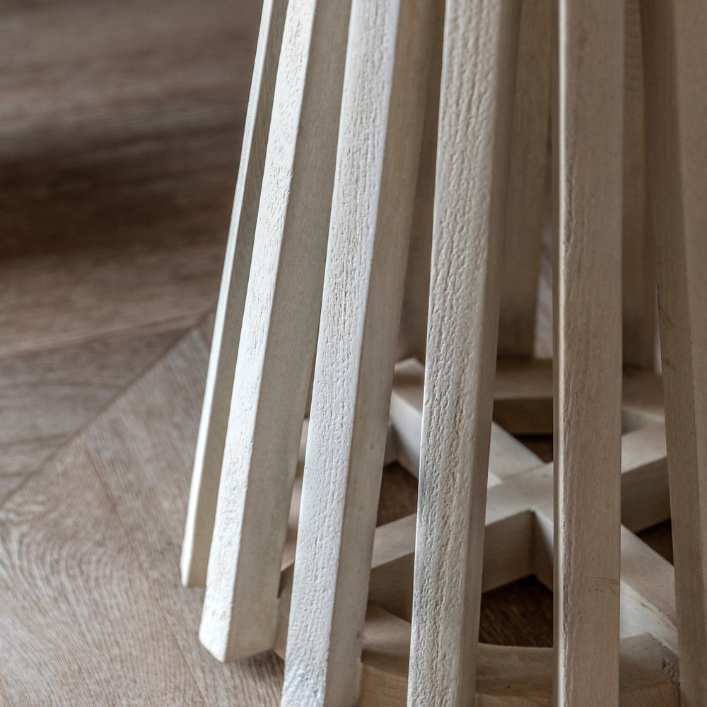 Sorrento Marble Top Round Side Table GalleryDirect 4