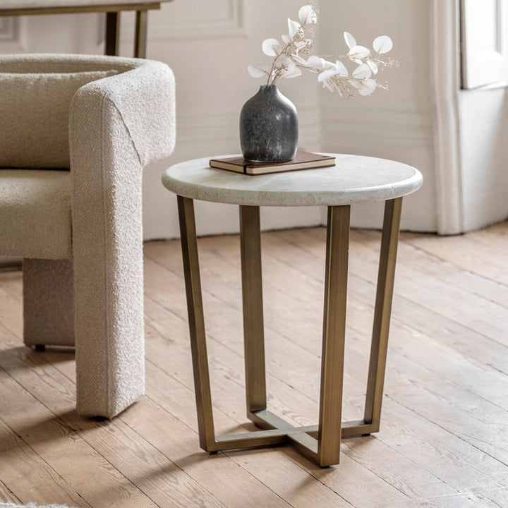 Dover Round Side Table GalleryDirect 2