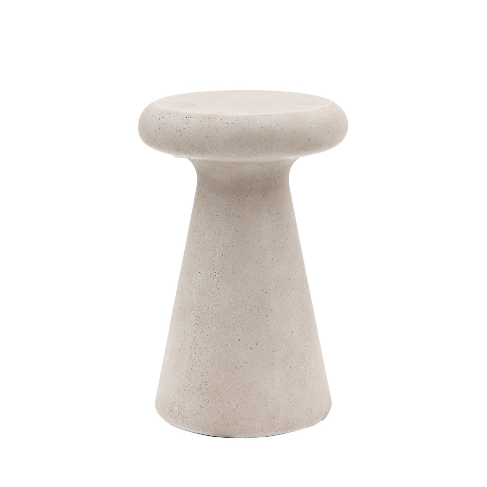 Gallery Interiors Eversley Side Table in Concrete