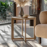 Gallery Interiors Panelled Side Table