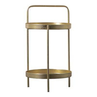 Gallery Interiors Sennen Side Table - Gold