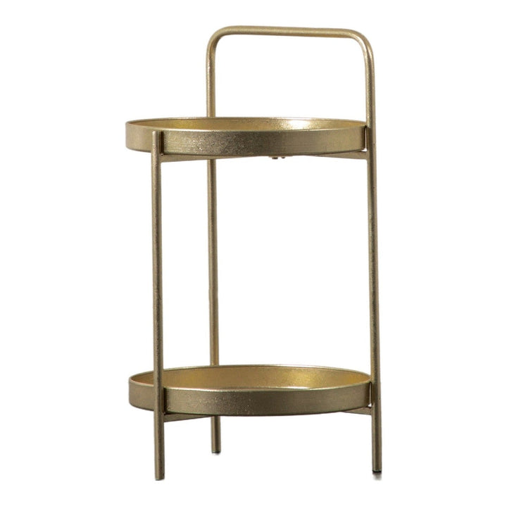 Sennen Round Side Table - Gold GalleryDirect 5