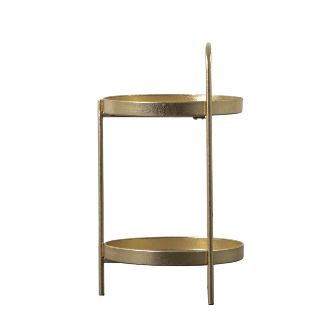 Sennen Round Side Table - Gold GalleryDirect 4