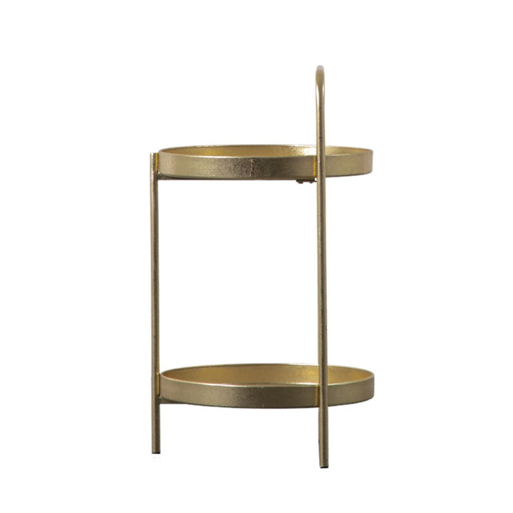 Sennen Round Side Table - Gold GalleryDirect 4