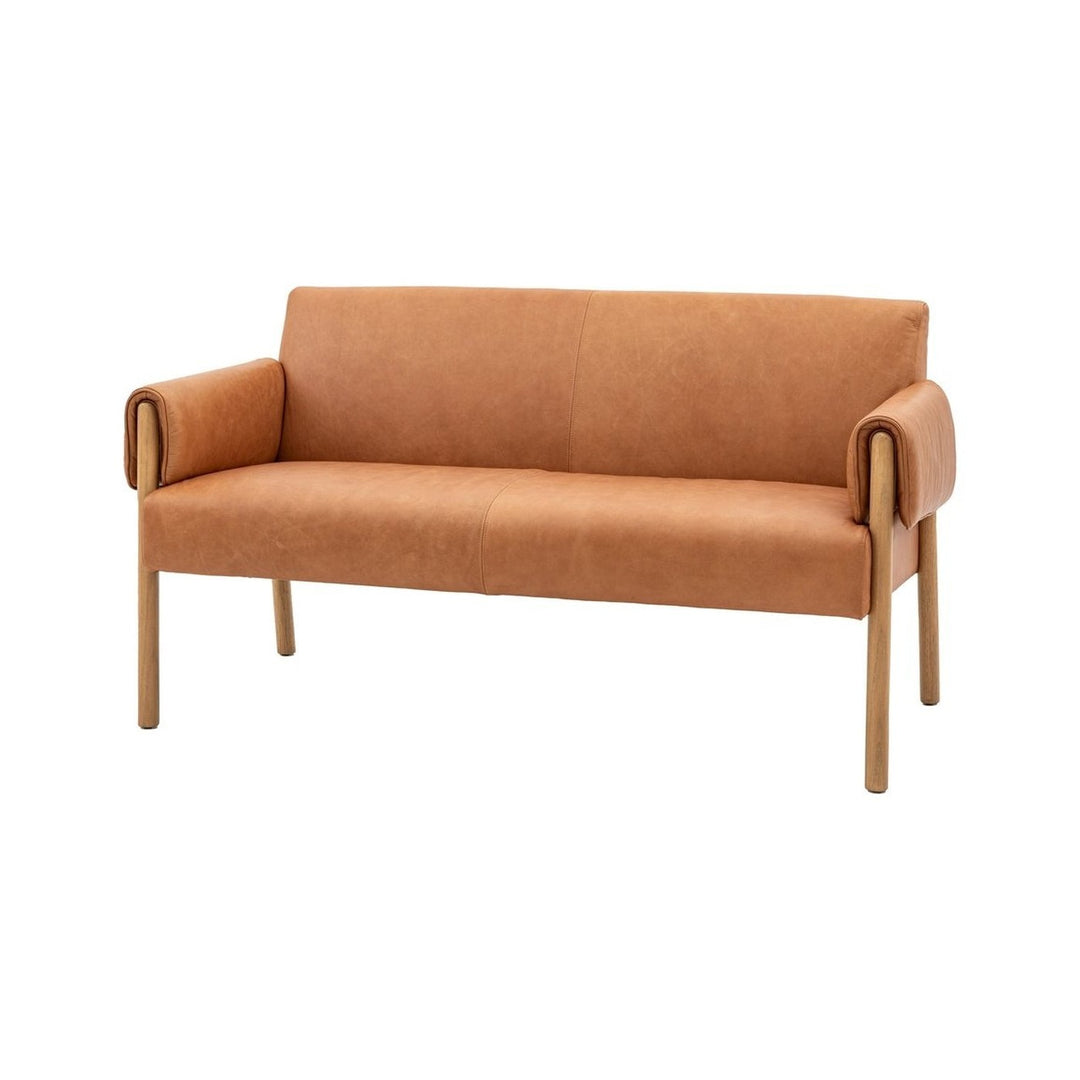 Melrose 2 Seater Sofa - Brown Leather GalleryDirect 4