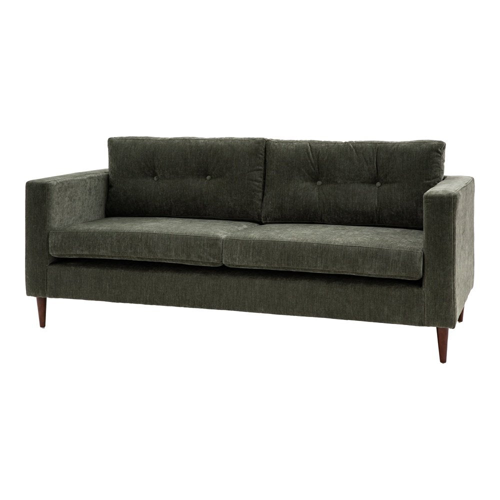 Gallery Interiors Greville 3 Seater Sofa in Forest