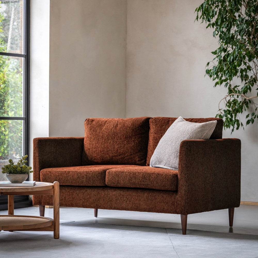 Chesterfield Sofa 2 Seater - Rust GalleryDirect 2