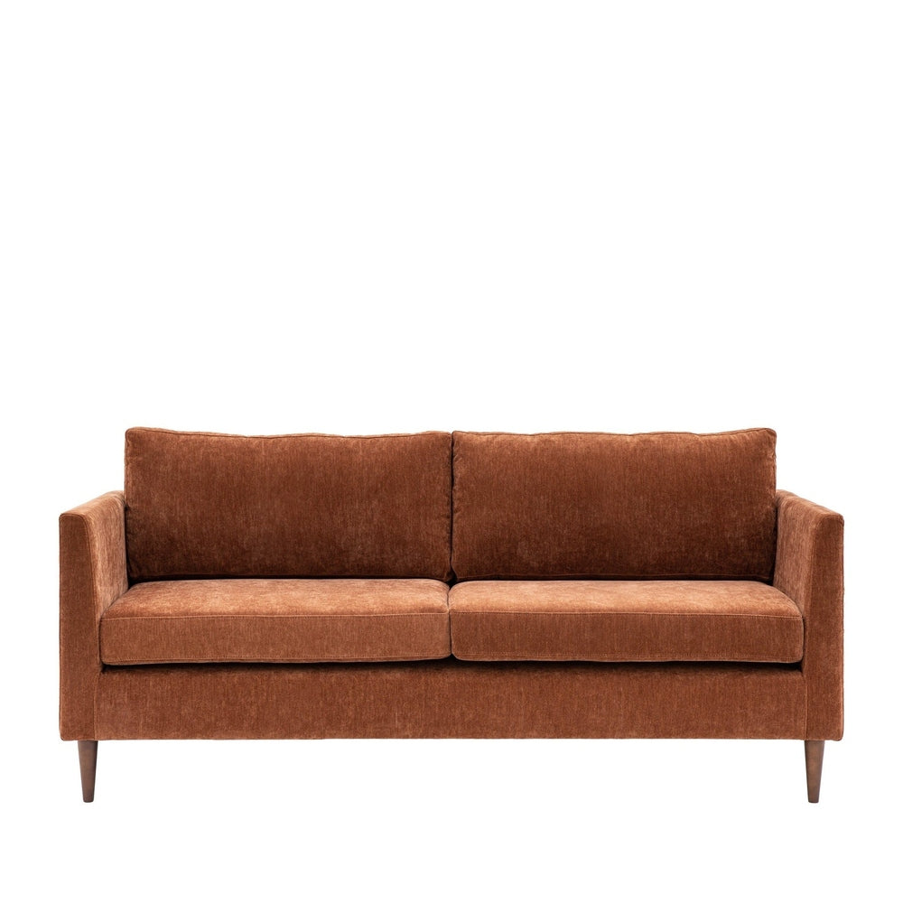 Chesterfield Sofa 3 Seater - Rust GalleryDirect 1