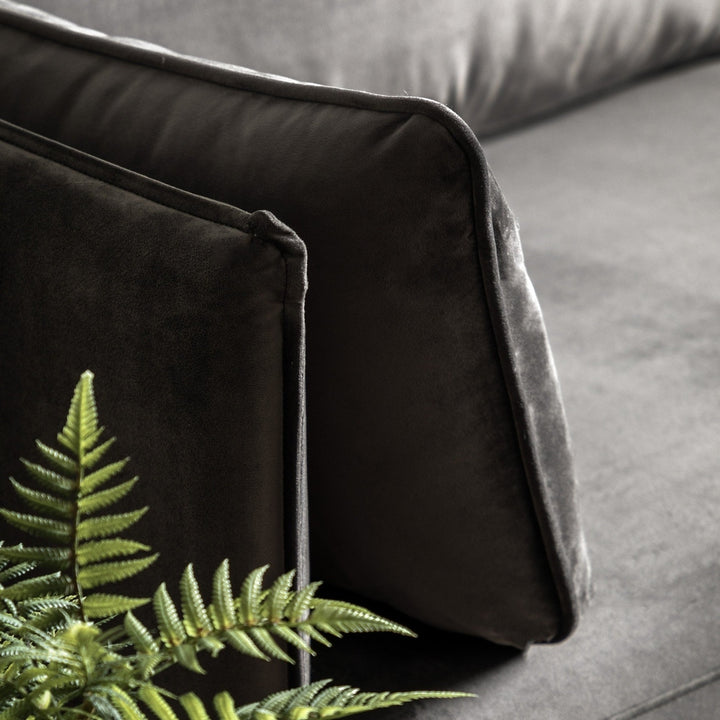 Quintess Sofa - Truffle Velvet GalleryDirect 3