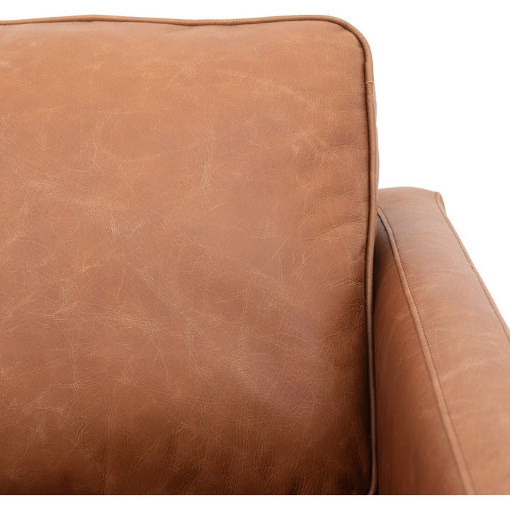 Osborne 2 Seater Sofa - Vintage Brown Leather GalleryDirect 8