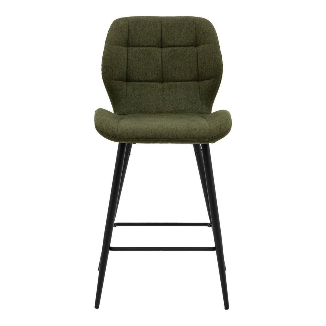 Winton Set of 2 Stools - Bottle Green GalleryDirect 1