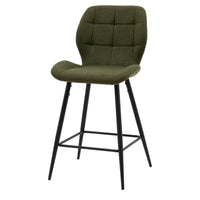 Gallery Interiors Winton Set of 2 Stools in Bottle Green