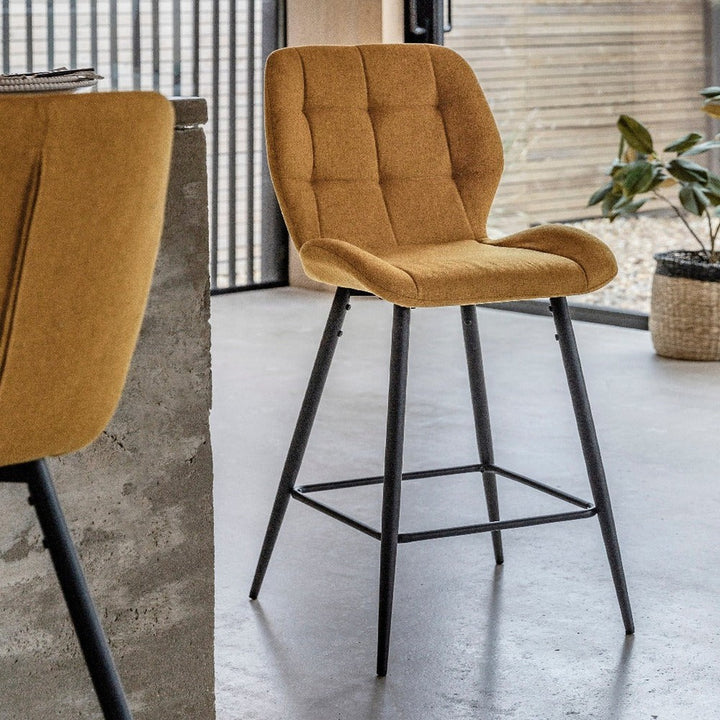 Winton Set of 2 Stools - Saffron GalleryDirect 2