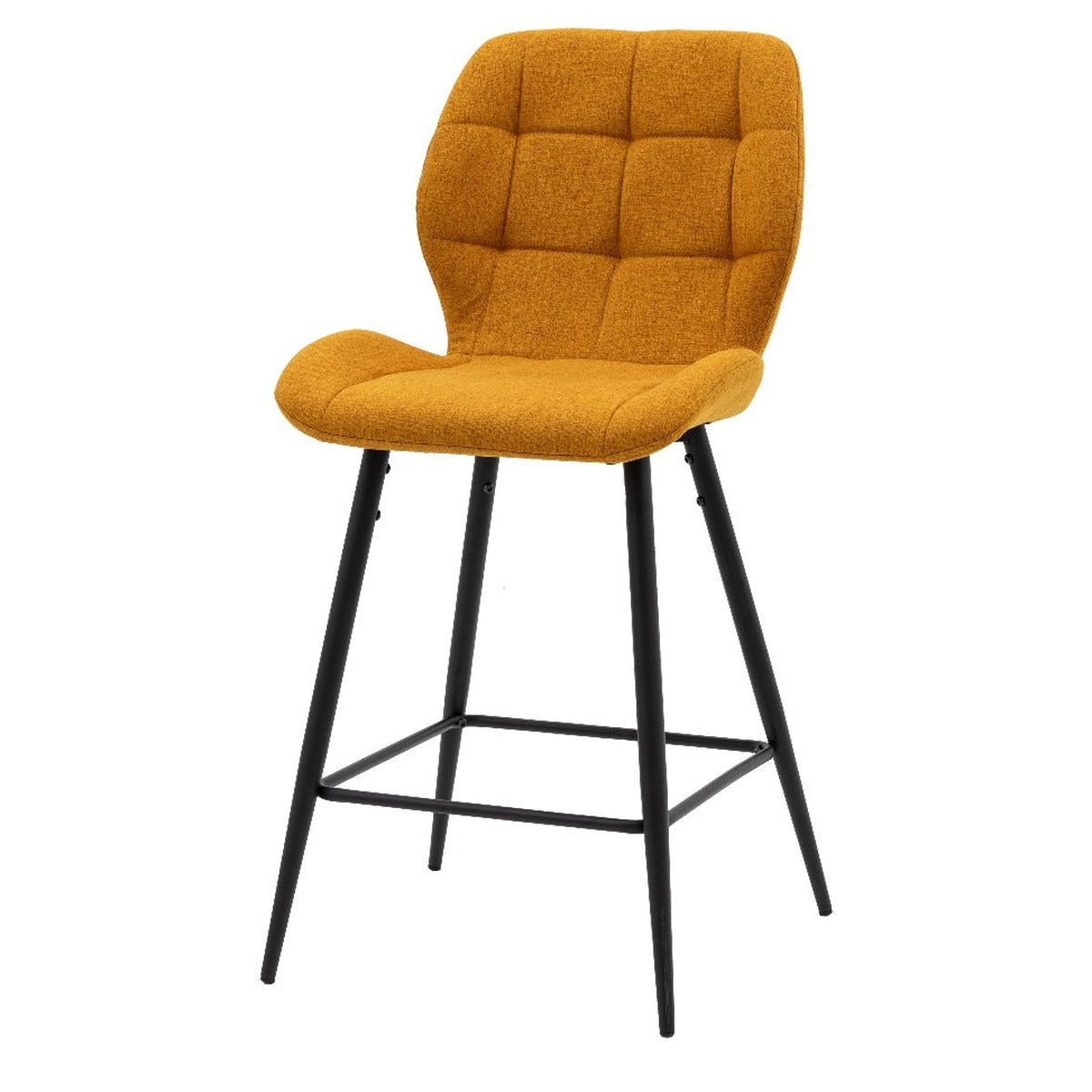 Gallery Interiors Winton Set of 2 Stools in Saffron