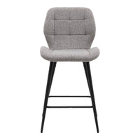 Gallery Interiors Winton Set of 2 Stools in Light Grey