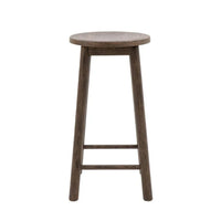 Gallery Interiors Alston Stool in Smoke