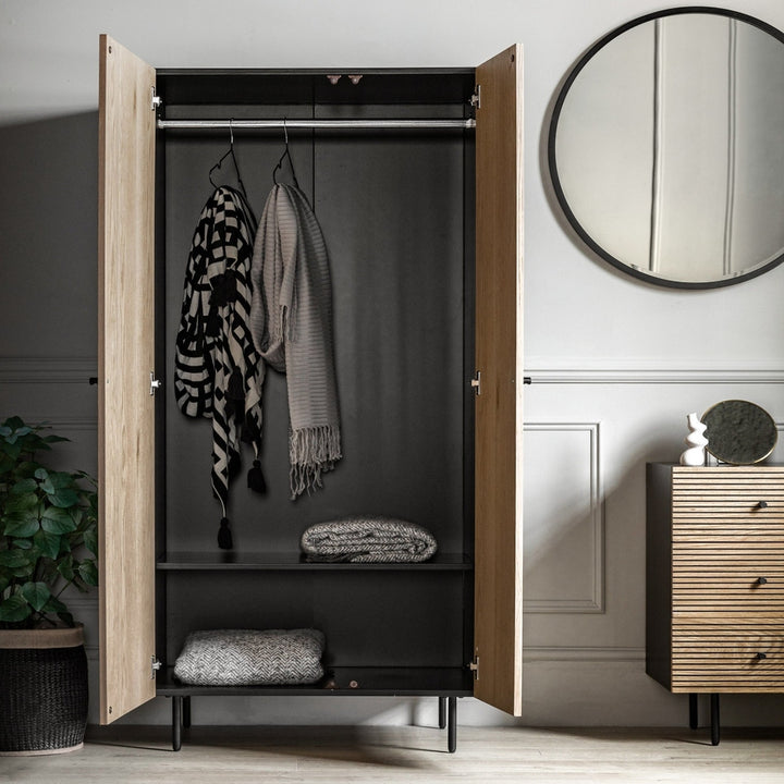 Harlow 2 Door Wardrobe GalleryDirect 5