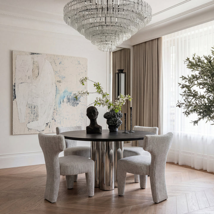 Farah Dining Chair - Beige Marl