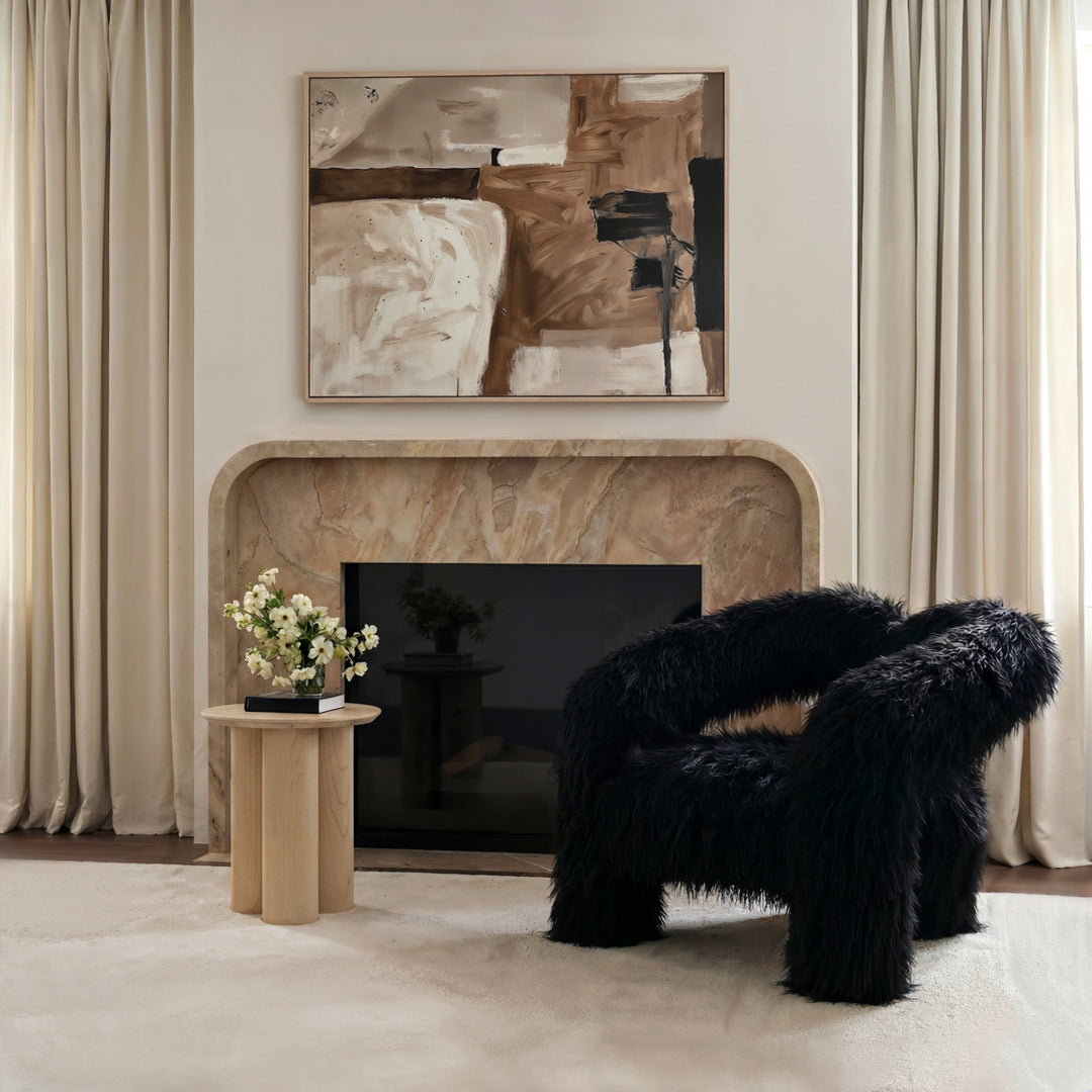 Deja Accent Chair - Jet