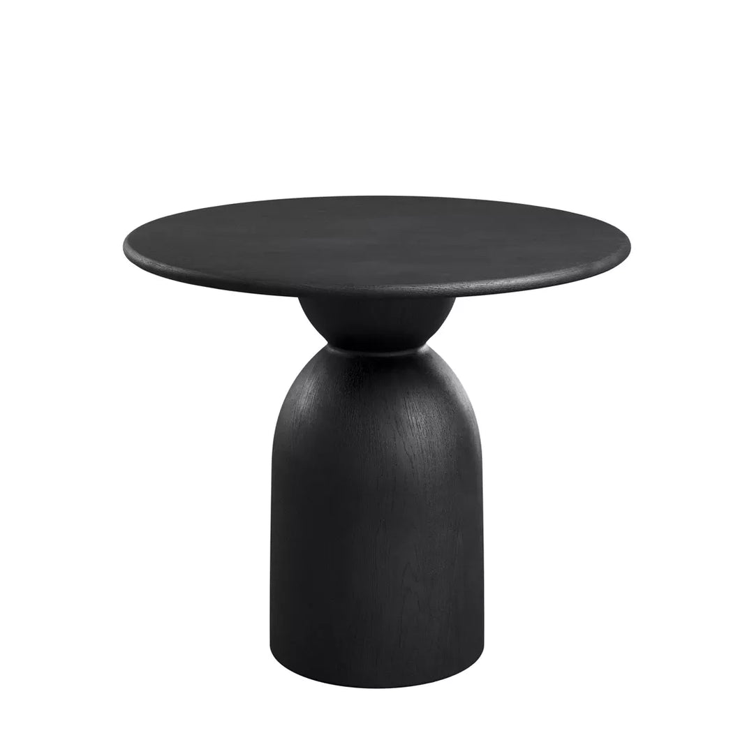Jura Round Dining Table - Matte Black