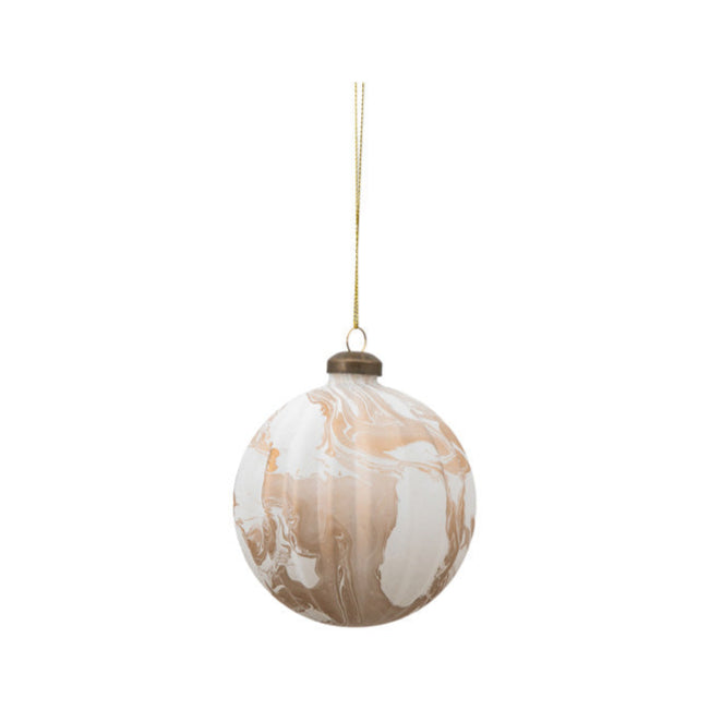 Tula Set of 3 Marbled Baubles - Bronze GalleryDirect 2