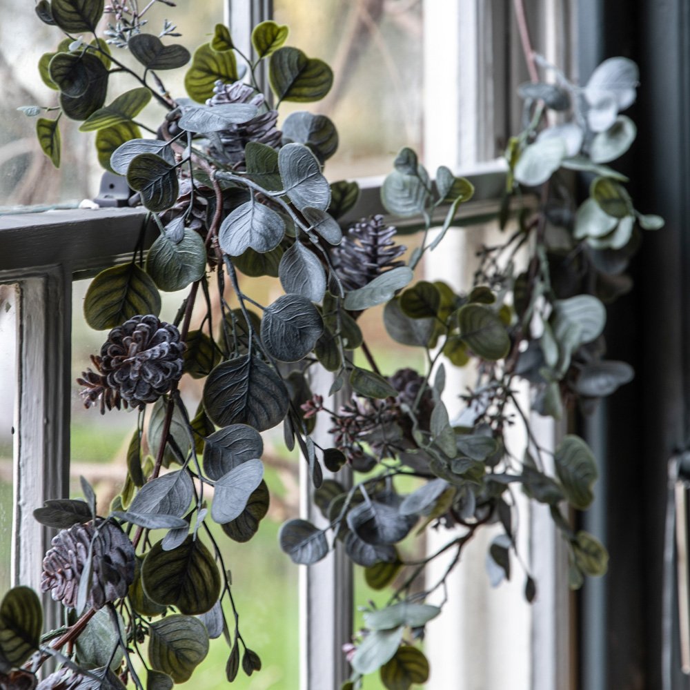 Gallery Interiors Pine Garland with Cones