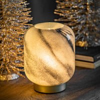 Gallery Interiors Maeve Black & Gold LED Lamp